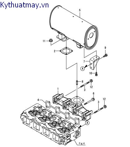 Ống gom khí xả và bộ tiêu âm